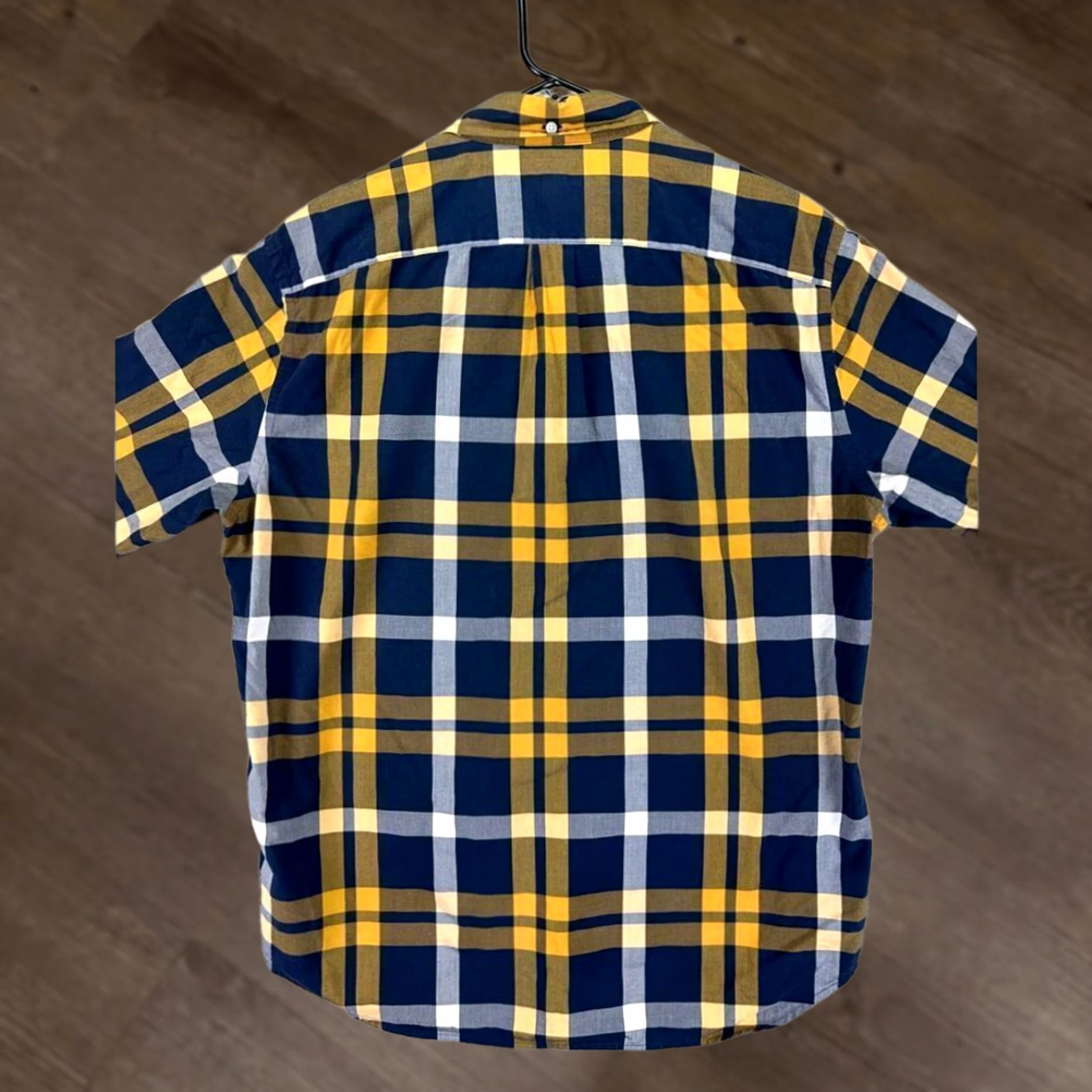 J.Crew J.CREW Shirt Mens Large Yellow Plaid Tartan Button-Up Long Sleeve Button-Down Collar Casual Size US L / EU 52-54 / 3 - 1 Thumbnail