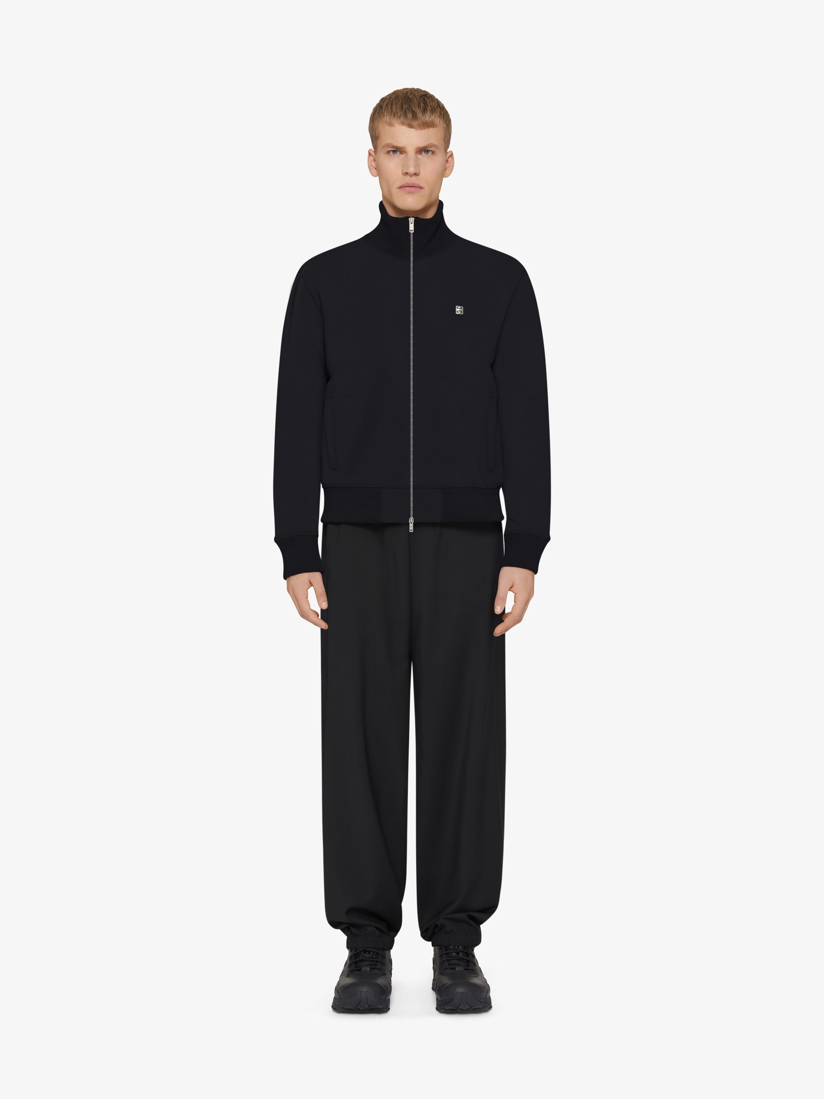 Givenchy o1w1db10925 Simple Tracksuit Jacket in Black Size US XS / EU 42 / 0 - 2 Thumbnail