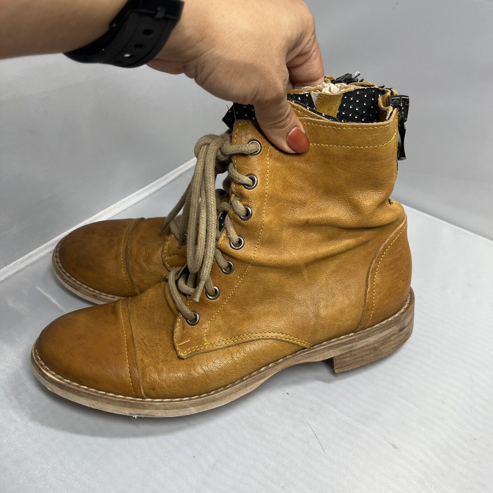 Free People Free People Portland Lace Up Boot Size 39 Size US 8.5 / IT 38.5 - 2 Thumbnail