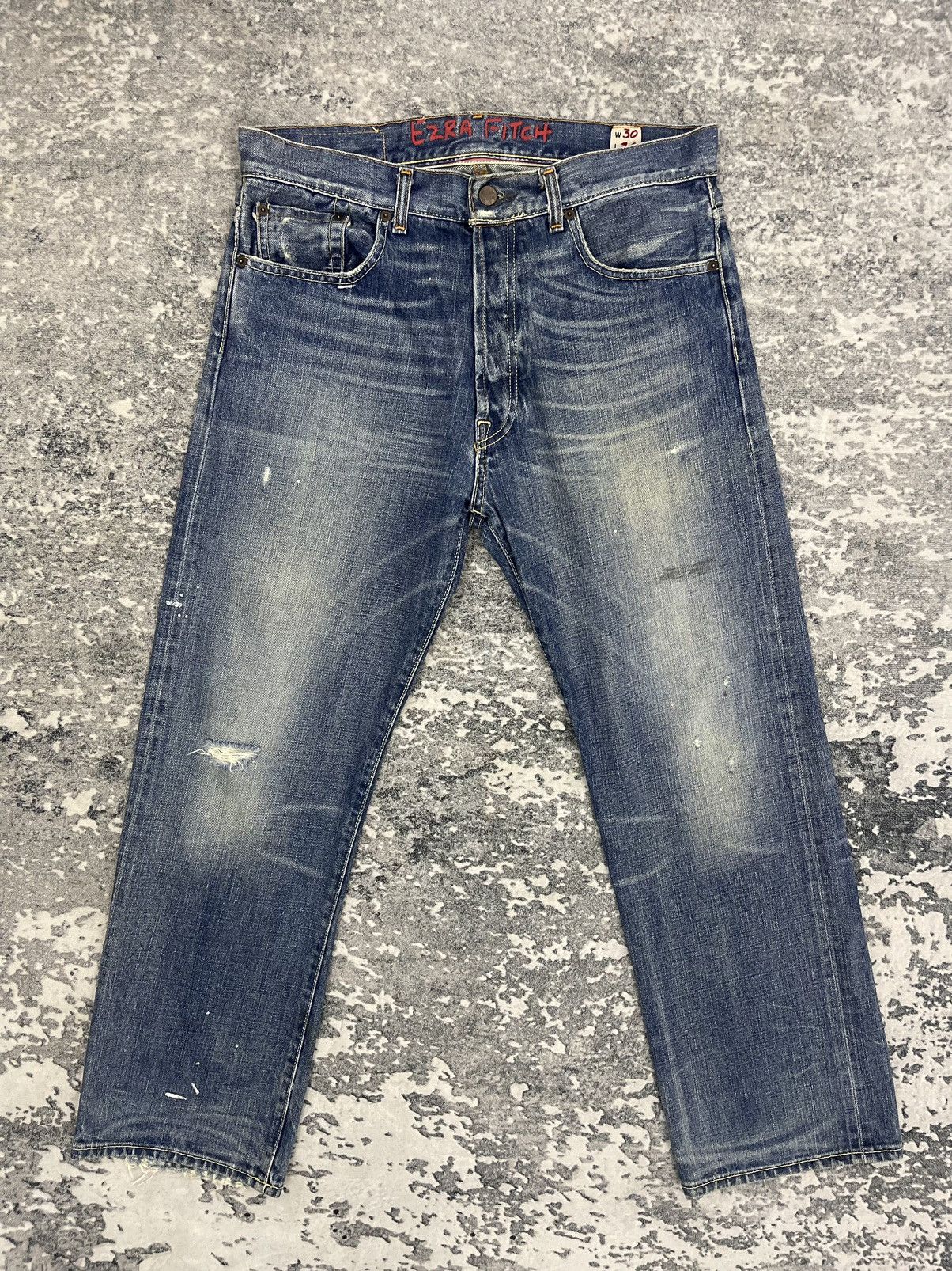 Vintage Vintage Ezra Fitch Salvage Denim Selvedge Size US 30 / EU 46 - 1 Thumbnail