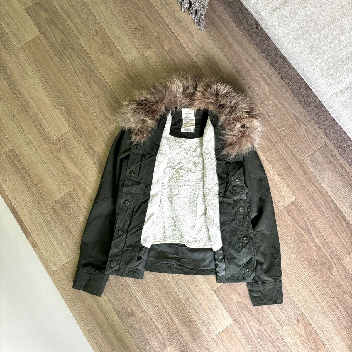 If Six Was Nine × Le Grande Bleu (L.G.B.) Pageboy Fur outer jacket IfSixWasNine LGB Style Size US M / EU 48-50 / 2 - 5 Thumbnail