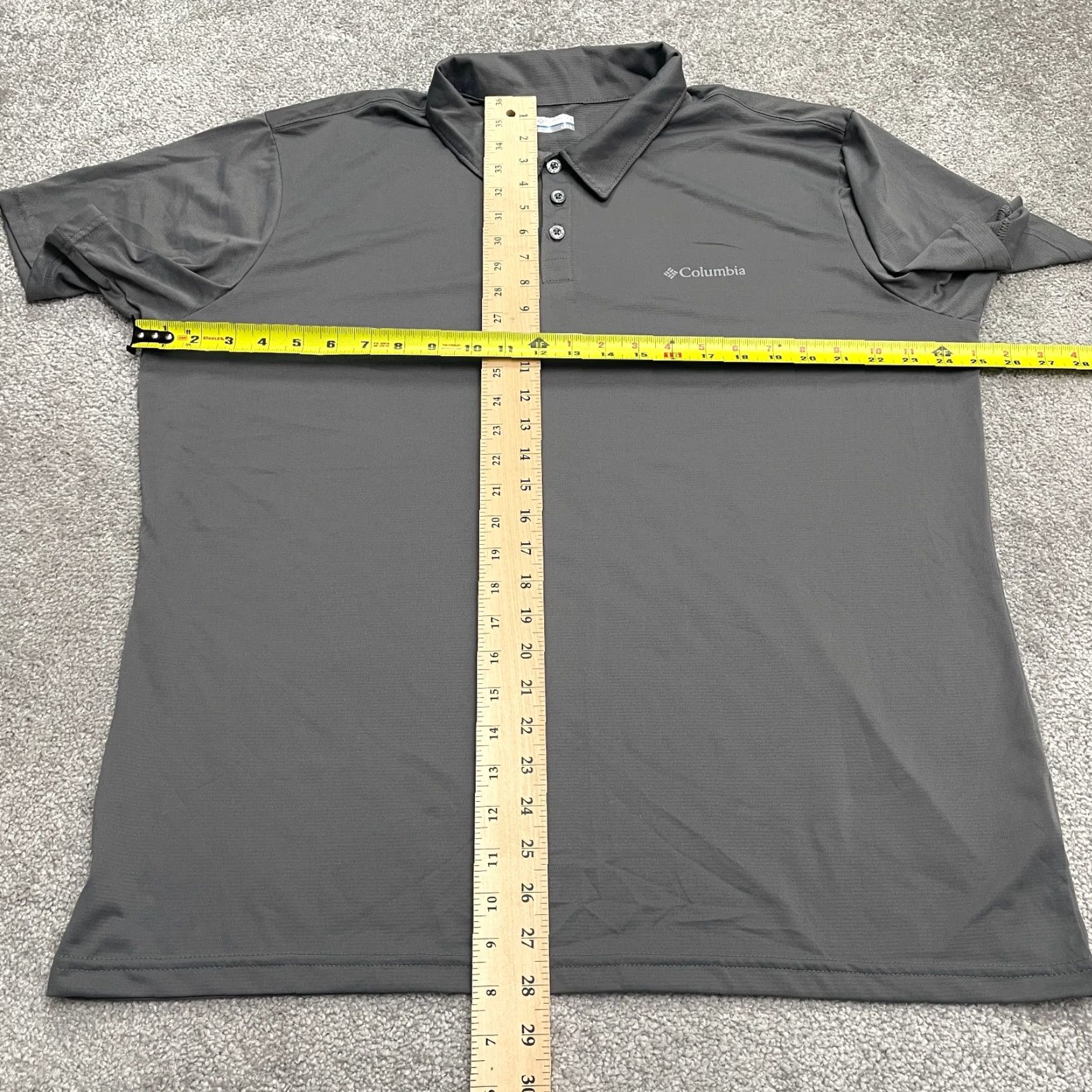 Vintage Columbia Omni Wick Polo Shirt Mens XL Dark Gray Short Sleeve Outdoor Active Hike Shirt Size US XL / EU 56 / 4 - 7 Thumbnail