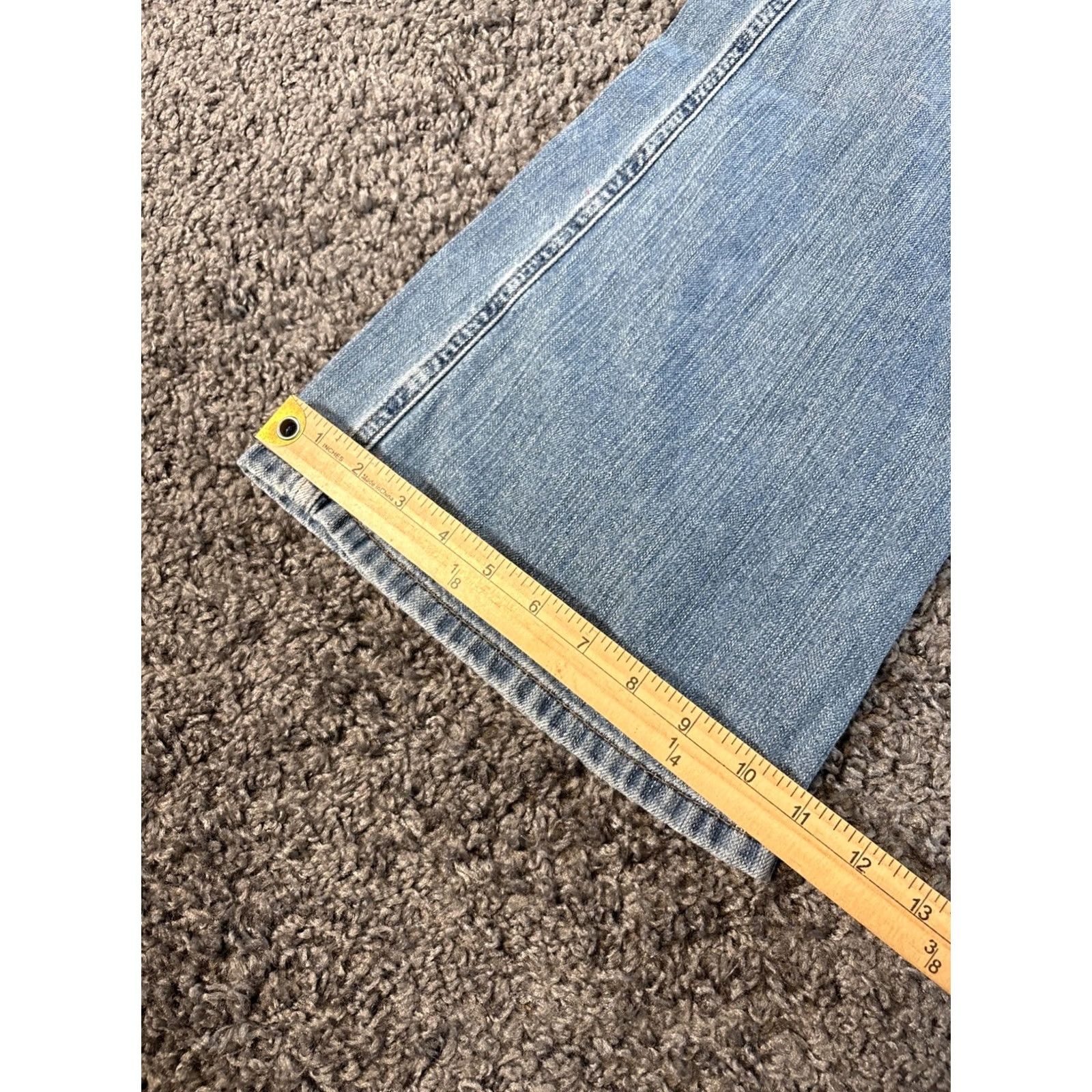 Express VINTAGE Express Jeans Womens Bootcut 32x31 Light Wash Low Rise 5-Pocket Denim Blue Mens? Womens? Size 24" / US 00 / IT 34 - 3 Thumbnail