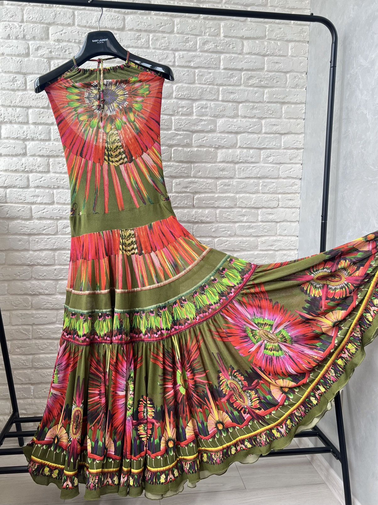 Jean Paul Gaultier Jean Paul Gaultier JPG 90’s Mesh Printed Maxi Dress Size XS / US 0-2 / IT 36-38 - 2 Thumbnail