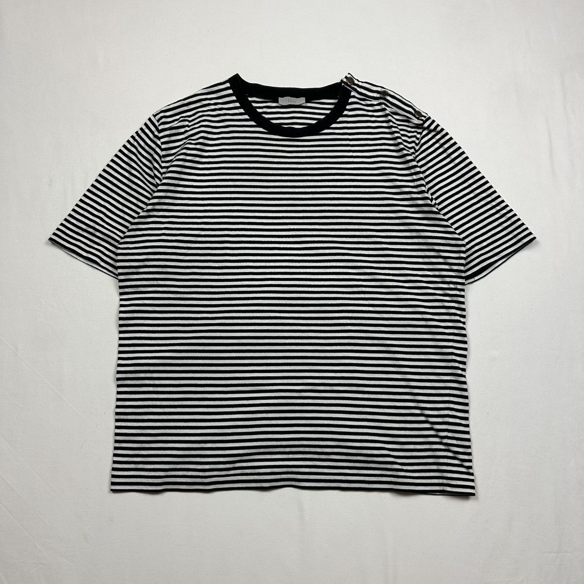 Dior SS05 Dior Homme White Runway Stripe Tee | Grailed