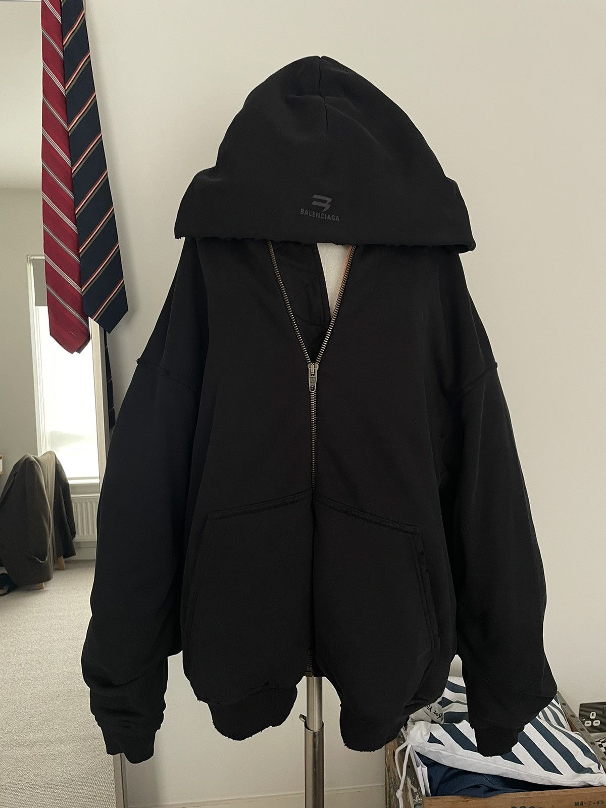 Balenciaga Balenciaga Bomber Hoodie | Grailed Balenciaga Balenciaga Bomber Hoodie | Grailed