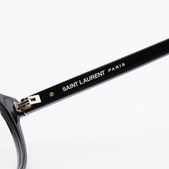 Saint Laurent Paris Saint Laurent SLM122/F 001 Round Eyeglasses Black 50mm Frame Size ONE SIZE - 7 Thumbnail