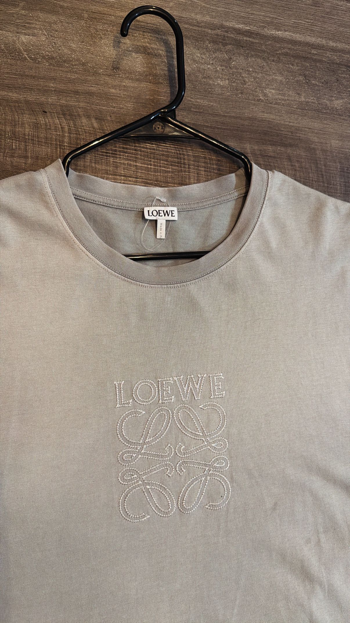 Loewe Loewe Anagram-Embroidered Crew Neck T-Shirt Size US L / EU 52-54 / 3 - 6 Thumbnail