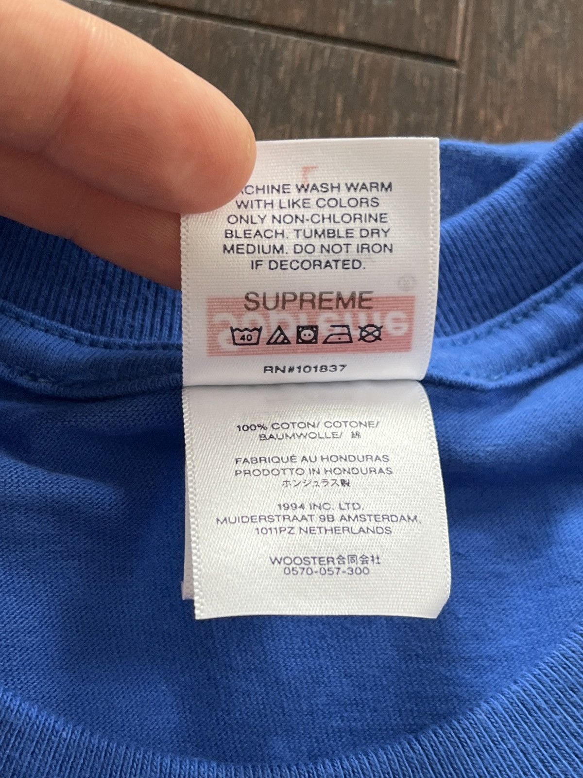 Supreme Supreme Pancake tee L Royal Blue ss25 NEW Size US L / EU 52-54 / 3 - 5 Thumbnail