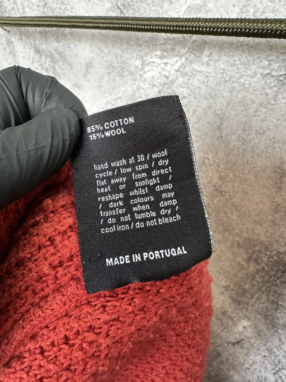 Finisterre Finisterre Waffle Knit Plaid Sweater Jumper Orange LS Size M / US 6-8 / IT 42-44 - 14 Thumbnail