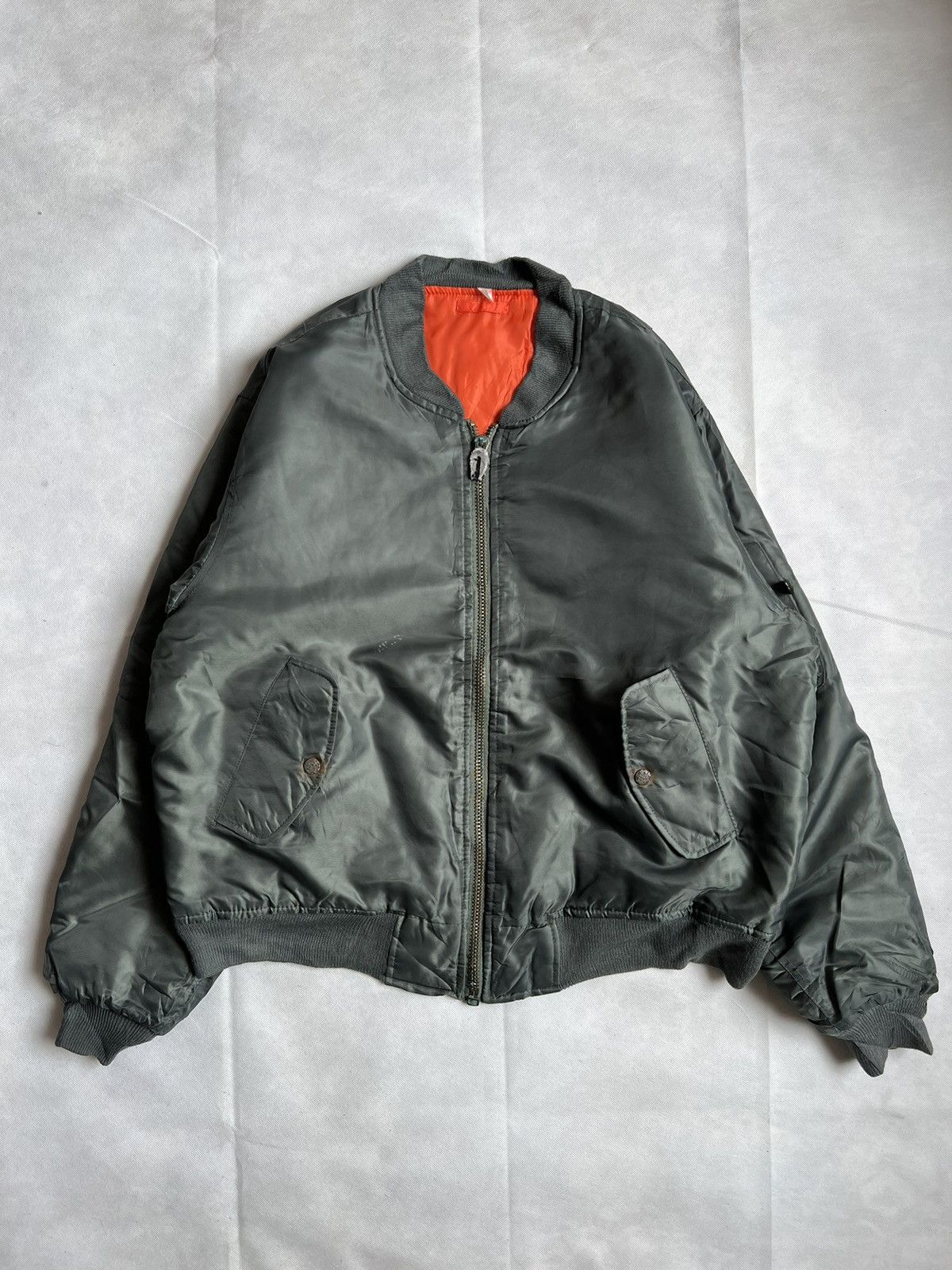 Japanese Brand Vintage Bomber Jacket Ma-1 Flyers Intermediate Size US L / EU 52-54 / 3 - 1 Thumbnail
