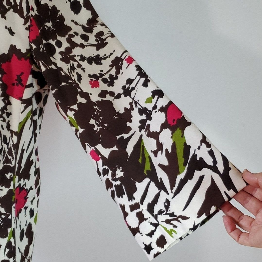 Chicos Chico's Size XL Jacket Bell Swing Kimono Sleeve Leopard Prin Size XL / US 12-14 / IT 48-50 - 6 Thumbnail