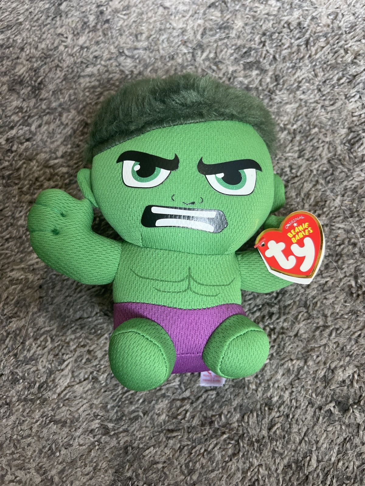 2020 Marvel Ty Hulk Beanie Baby