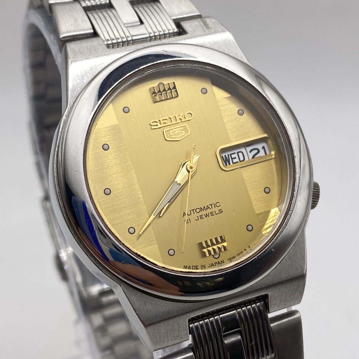 Seiko Seiko 5 Automatic 7S26 Vintage Wristwatch Size 34 - 6 Thumbnail