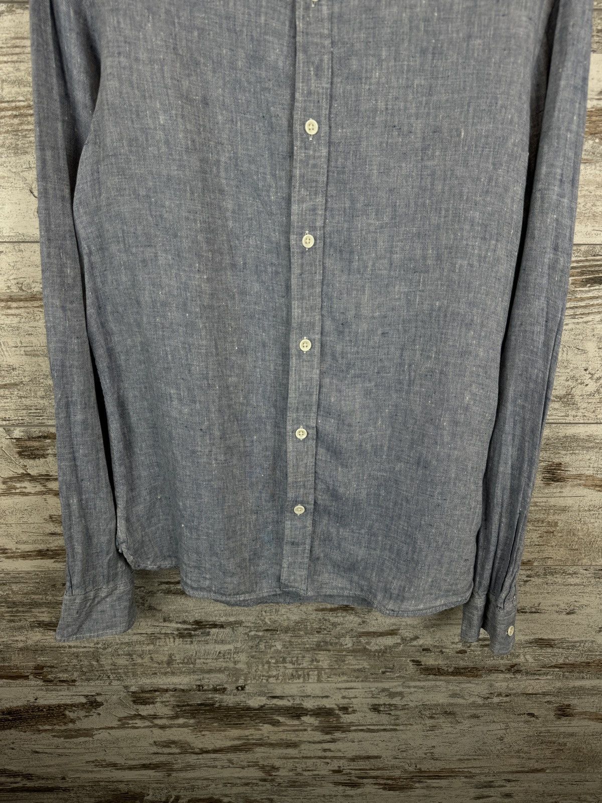 Allsaints × Japanese Brand Mens AllSaints Reaper LS Shirts button up linen luxury Size US S / EU 44-46 / 1 - 4 Thumbnail