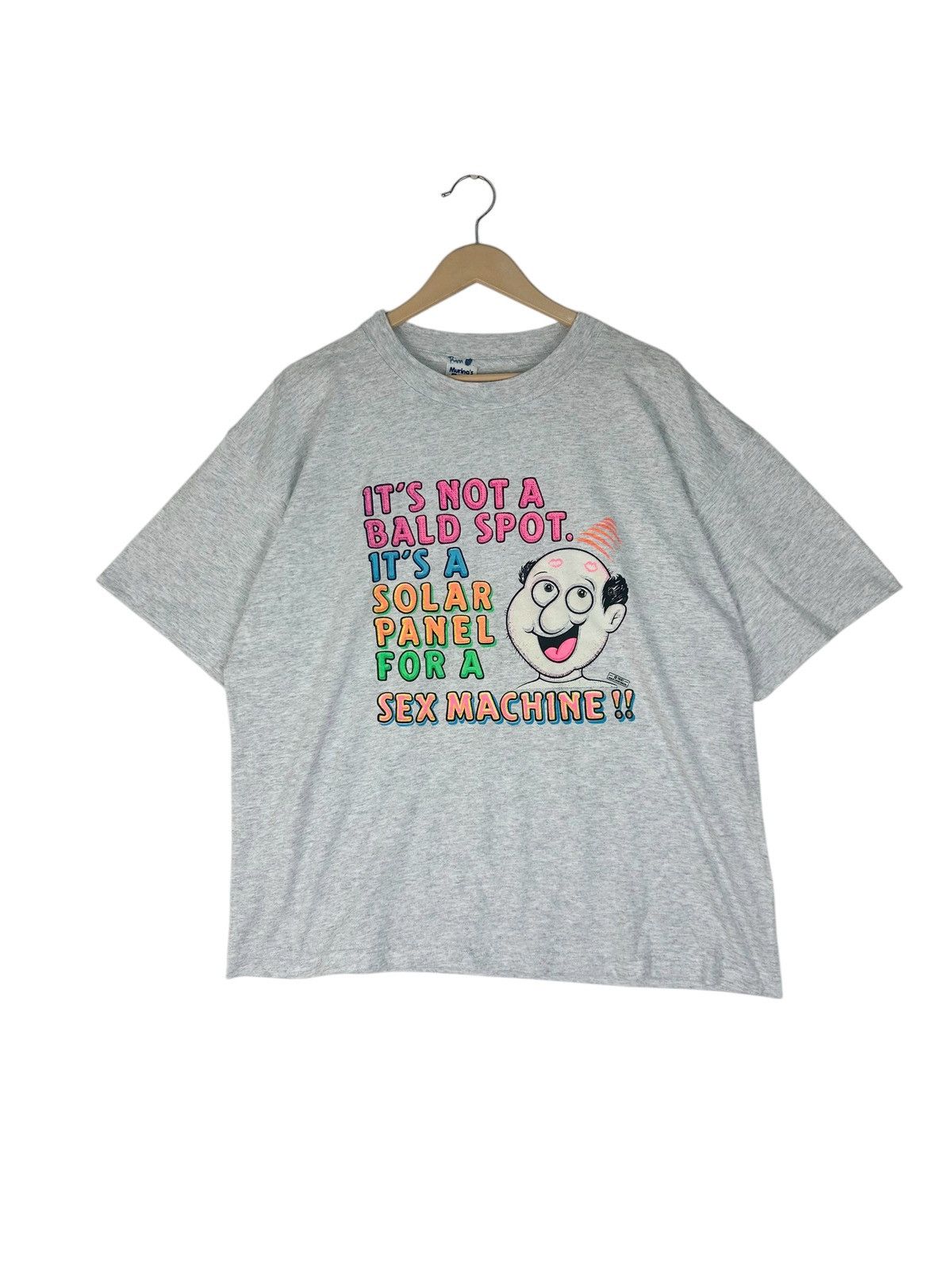 Vintage Vintage 90s Humorous words, It’s not a Bald Spot, Parody Size US XL / EU 56 / 4 - 1 Thumbnail