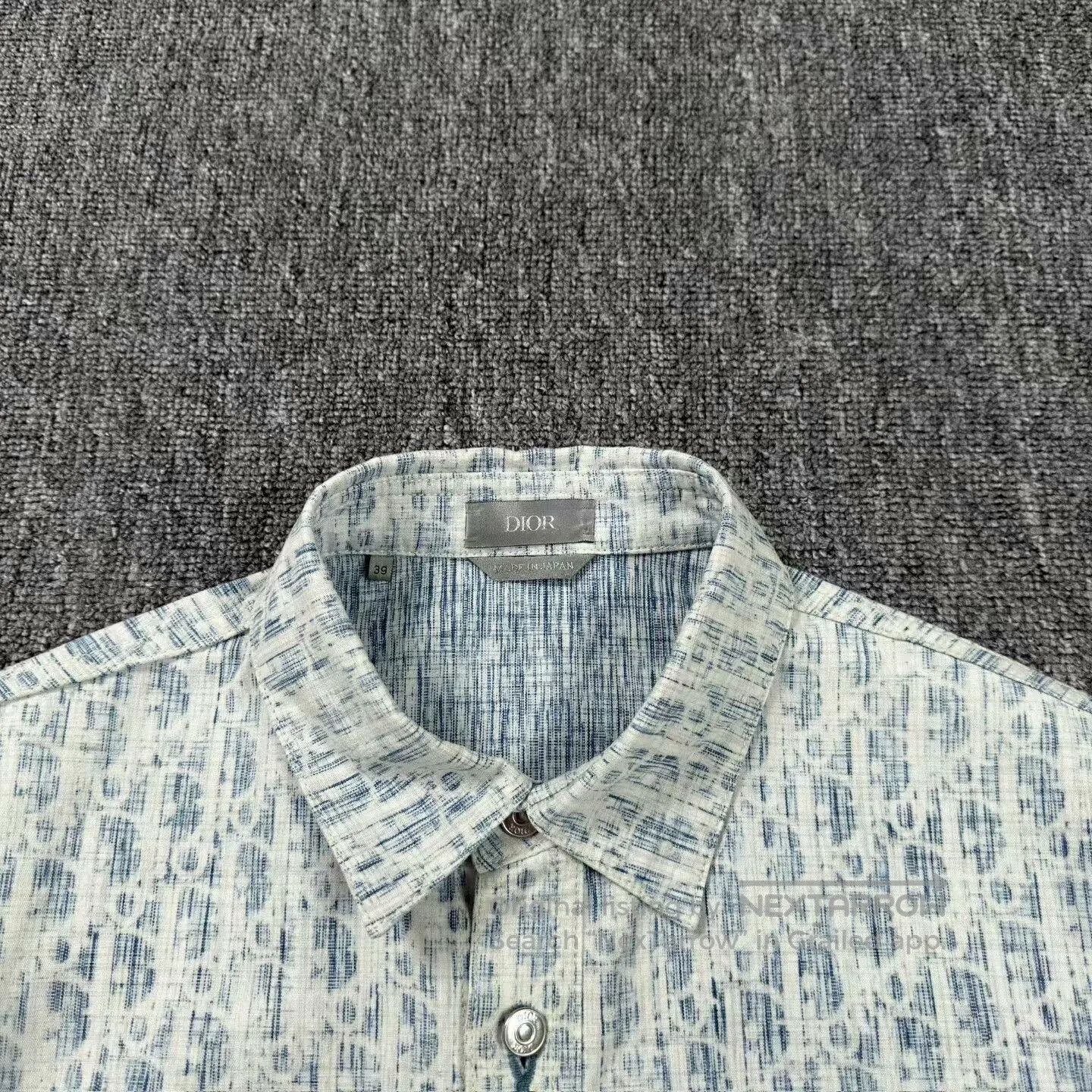 Dior Dior Oblique Blue Printed Shirt Jacket. Size US M / EU 48-50 / 2 - 3 Thumbnail