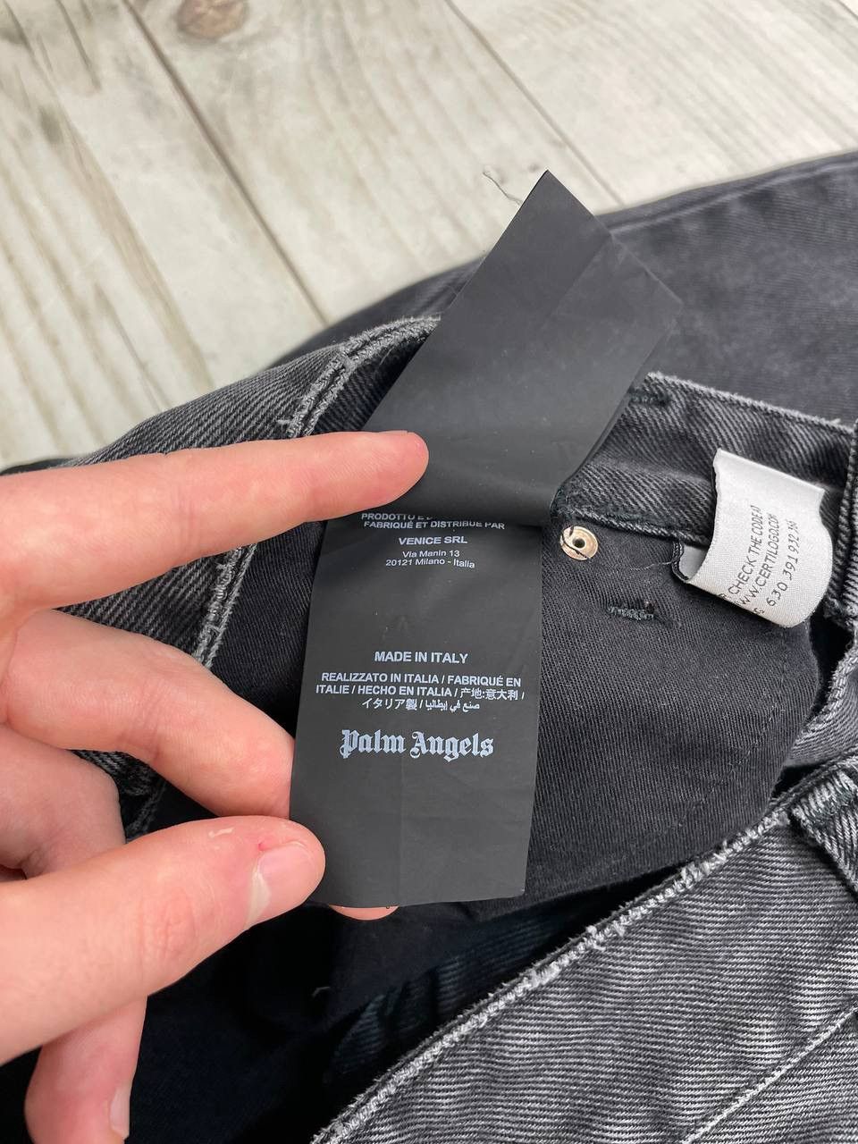 Palm Angels Palm Angels Logo Denim Jeans Size US 32 / EU 48 - 11 Thumbnail