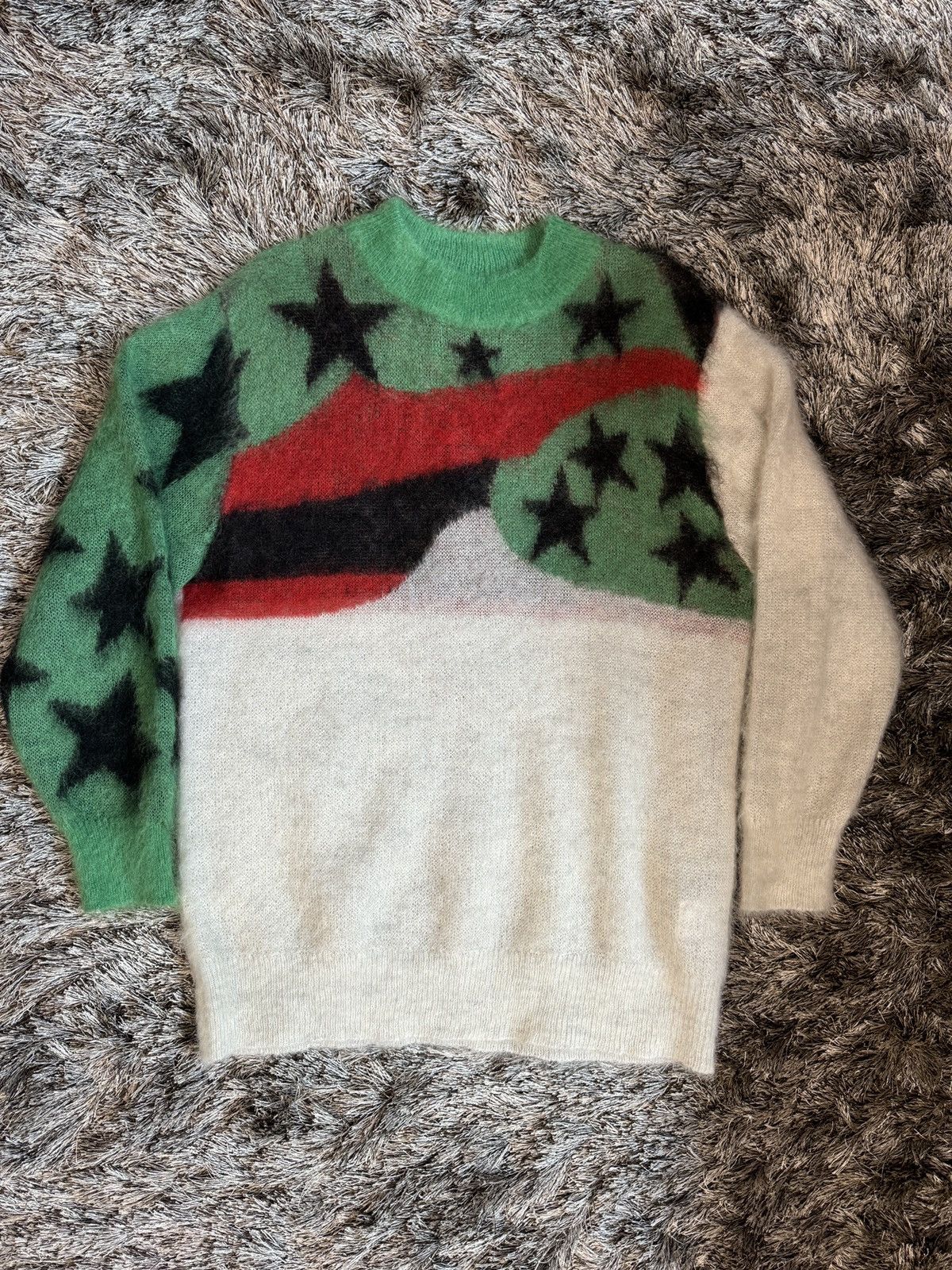 Saint Michael Saint Michael x Denim Tears Mohair Knit Sweater Size US L / EU 52-54 / 3 - 1 Thumbnail