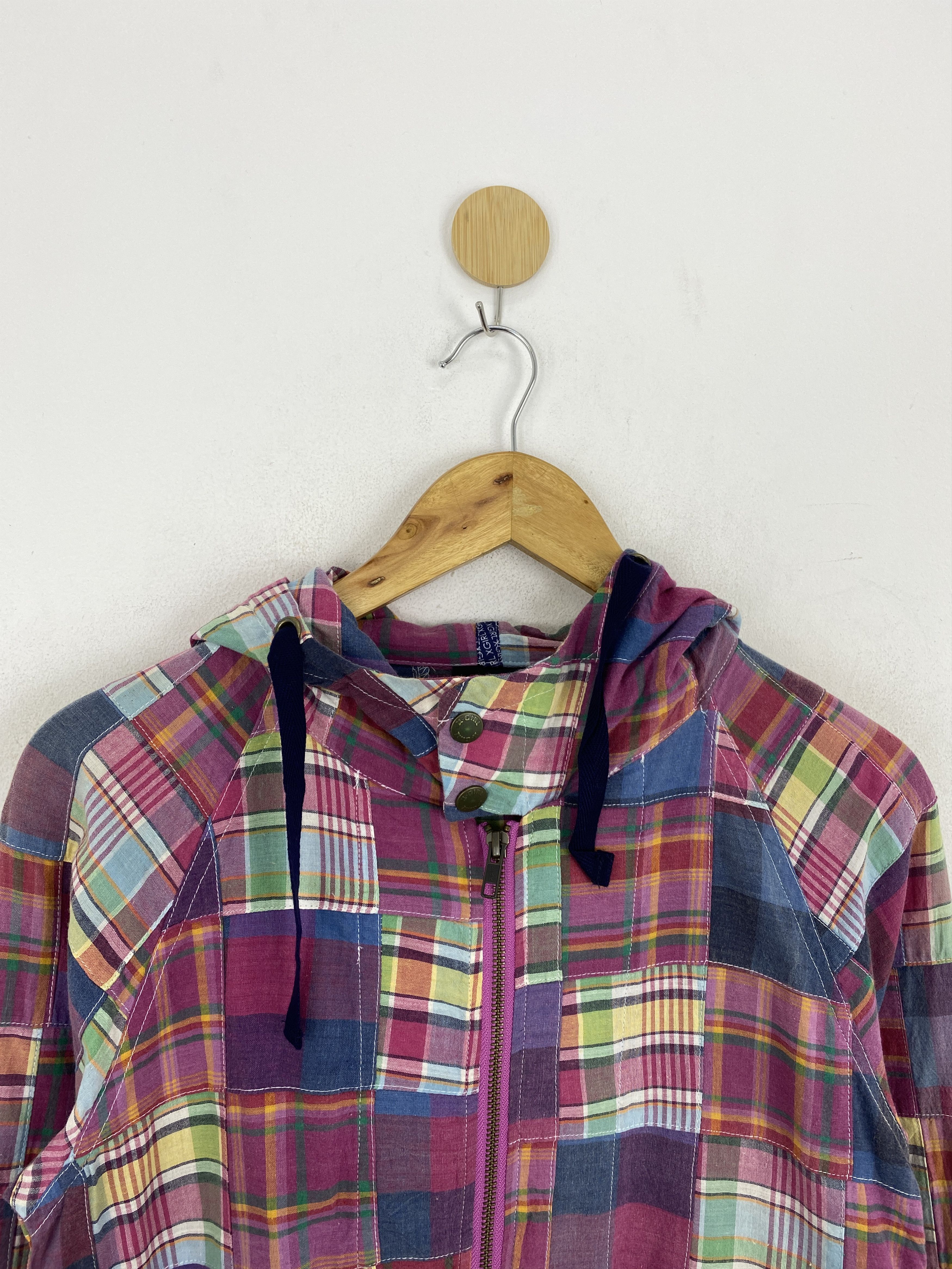 Vintage Vintage Japanese Brand X-Girl Patchwork Jacket J1889 Size US S / EU 44-46 / 1 - 2 Thumbnail