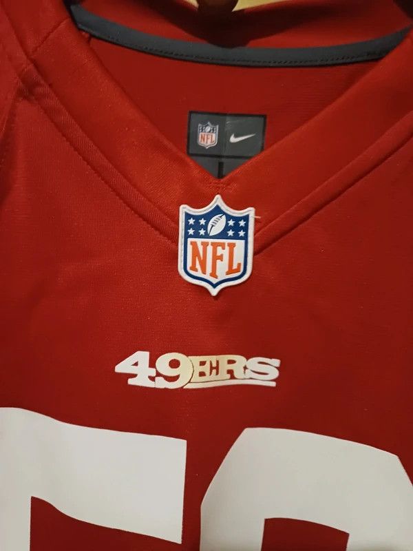 Nike San Francisco 49ers Willis #52 NFL Nike Jersey (L) Size US L / EU 52-54 / 3 - 11 Thumbnail