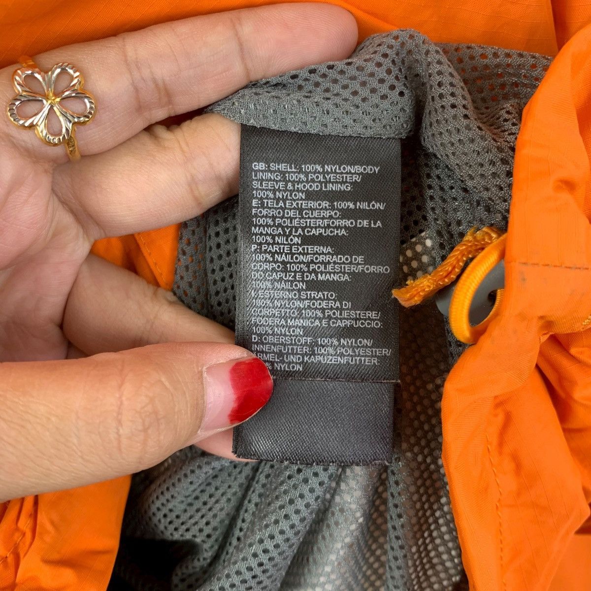 The North Face The North Face HyVent Orange Shell Jacket Size US M / EU 48-50 / 2 - 11 Thumbnail