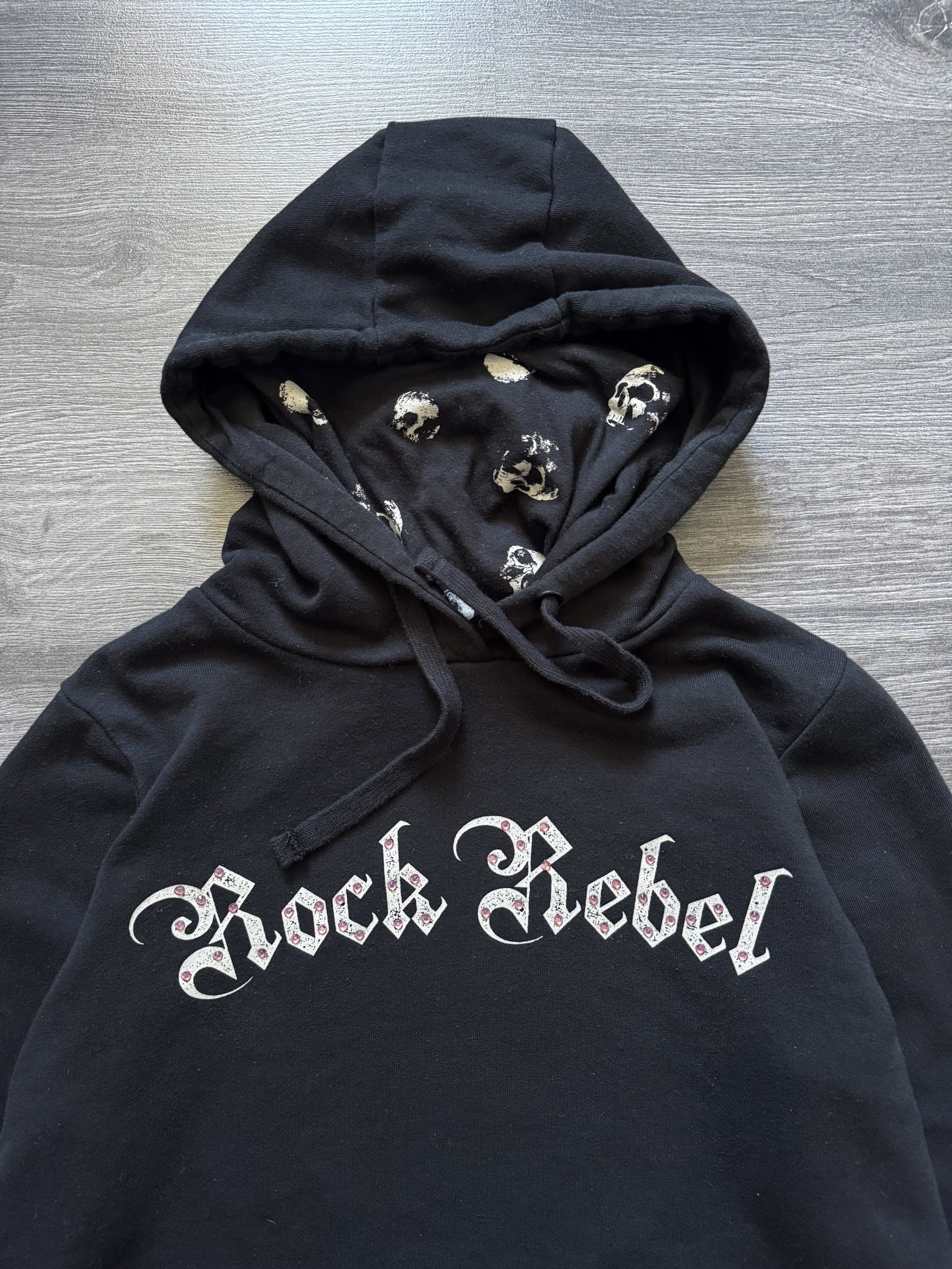 Affliction Vintage Y2K Rock Rebel skull tribal zip hoodie with buff Size L / US 10 / IT 46 - 4 Thumbnail
