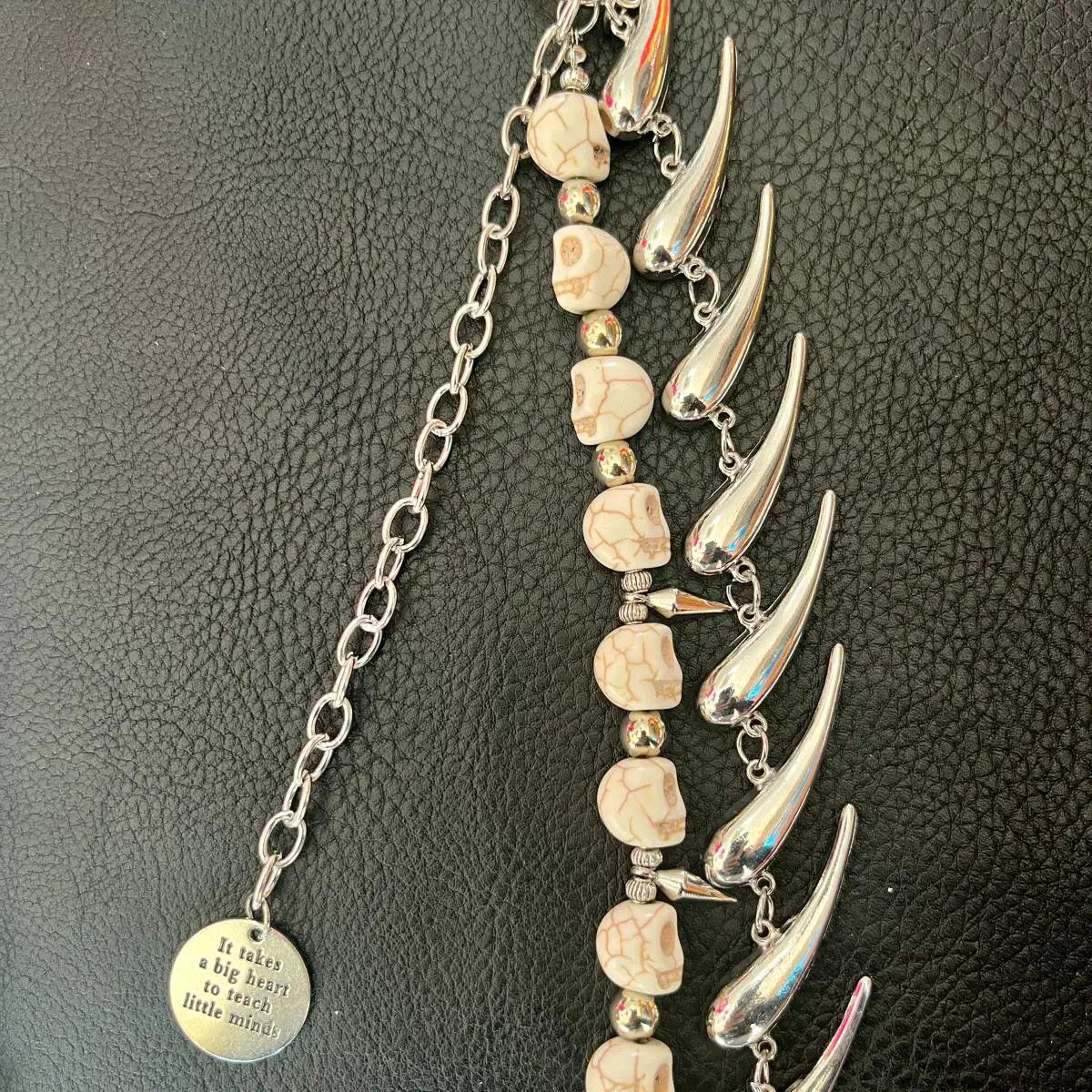 Japanese Brand × Jewelry Punk Spiked Double-Layer Jeans Chain Gothic Skull Size ONE SIZE - 3 Thumbnail