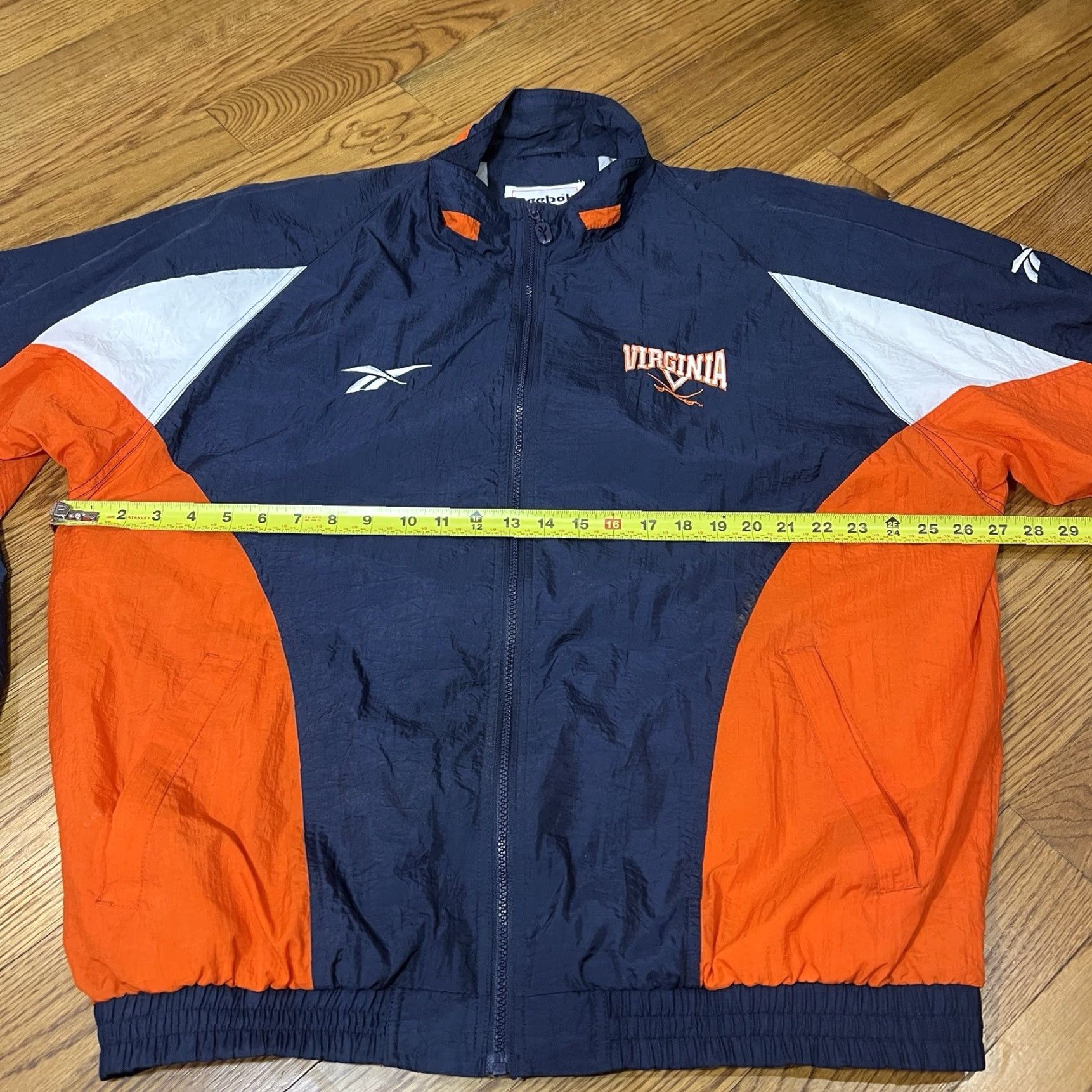 Reebok VINTAGE Reebok Windbreaker Jacket Men XL Blue 90s Logo Nylon Summer Spring Fall Sports Size US XL / EU 56 / 4 - 6 Thumbnail