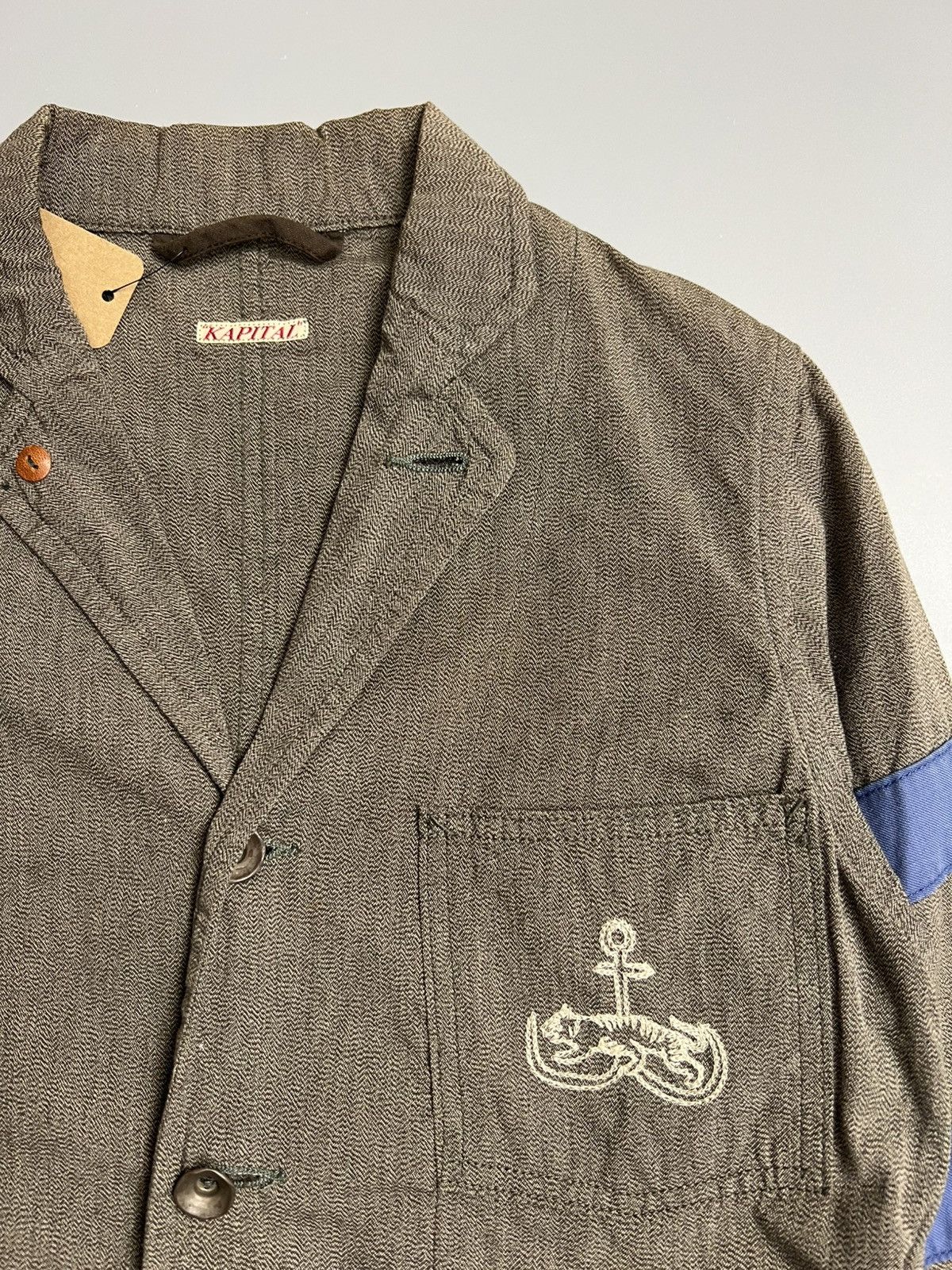 Kapital × Kapital Kountry × Vintage Vintage 2000s Kapital USN Salt&Pepper Coat Size US S / EU 44-46 / 1 - 2 Thumbnail