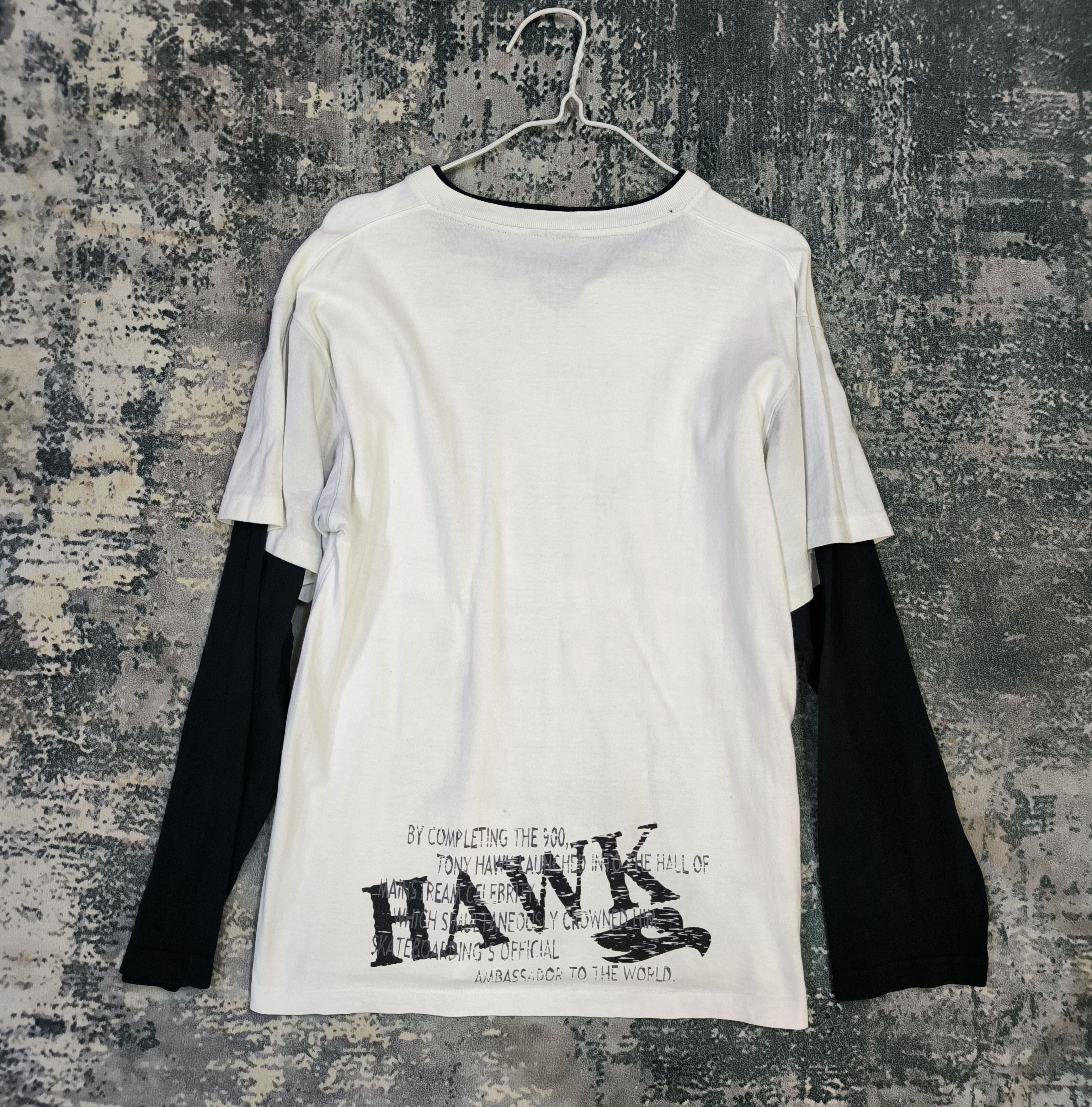 Tony Hawk Vintage Tony Hawk Streetwear Skateboard 🛹 Long T-shirt Size US M / EU 48-50 / 2 - 3 Thumbnail