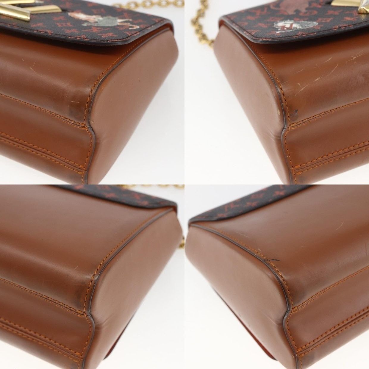 Louis Vuitton Louis Vuitton Catgram Sack Twist MM Shoulder Bag Brown Size ONE SIZE - 13 Thumbnail
