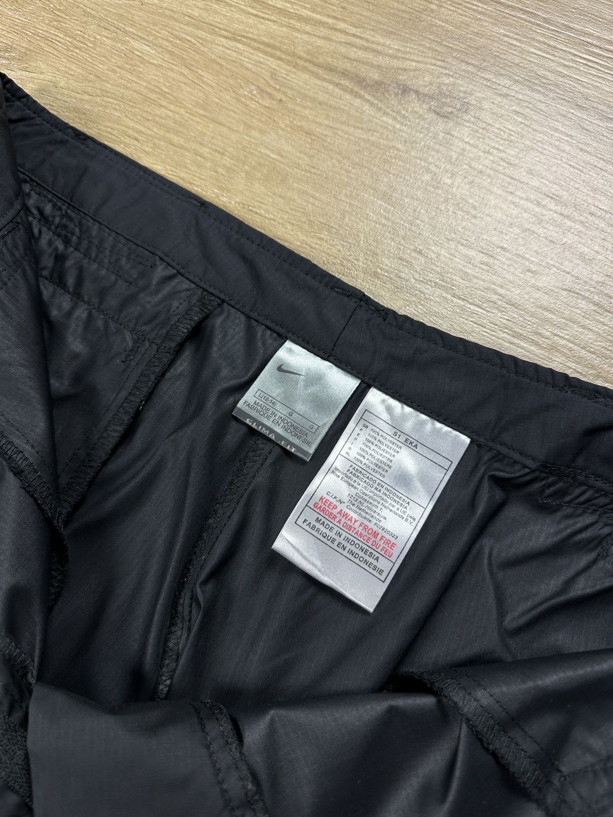 Nike × Vintage Vintage Y2K Nike Clima-Fit 2 in 1 Women’s Nylon Track Pants Size 32" / US 10 / IT 46 - 8 Thumbnail