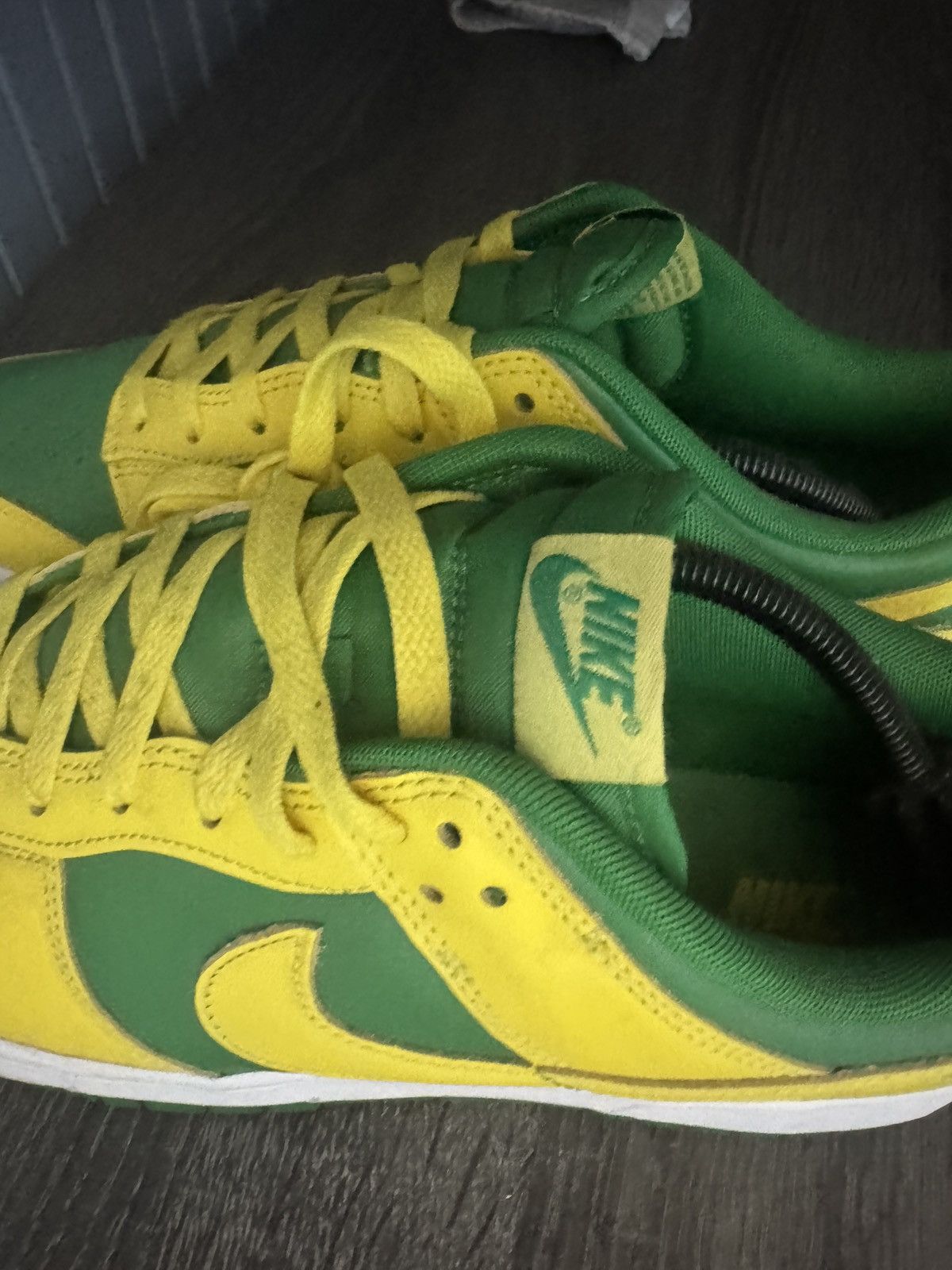 Nike Nike Dunk Low Brazil Green Yellow Size 12 Size US 12 / EU 45 - 5 Thumbnail