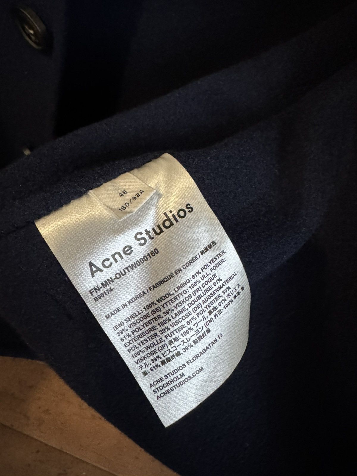 Acne Studios Acne Studios Dagnite jacket Size US S / EU 44-46 / 1 - 6 Thumbnail