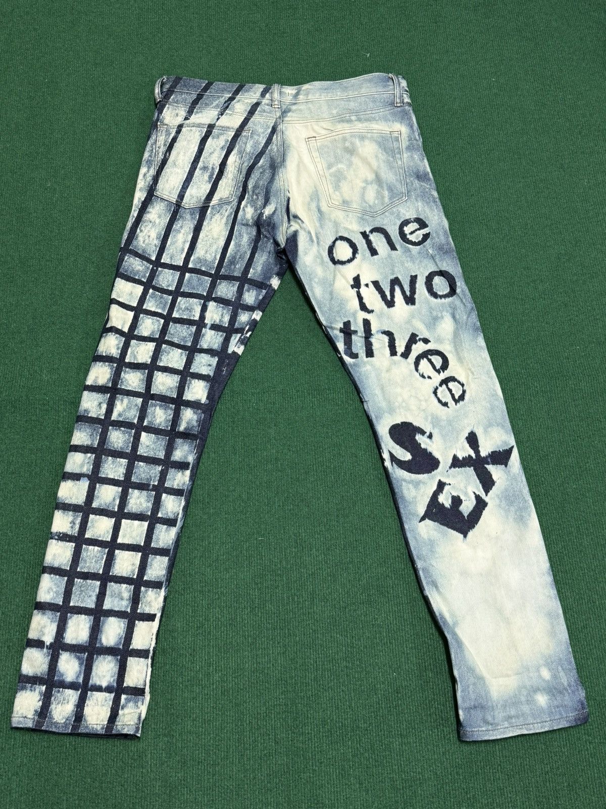 Uniqlo Uniqlo Selvage Colour Bleach Design Jeans Size US 35 - 5 Thumbnail