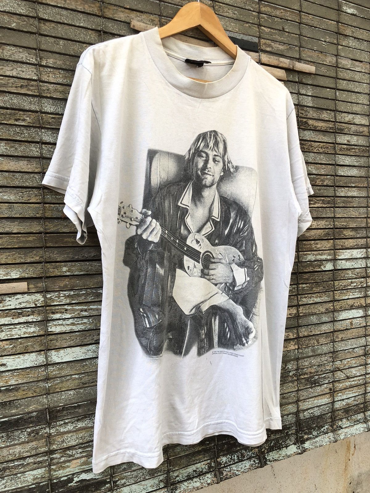 Band Tees RARE Vintage 90s Kurt Cobain Nirvana Band Tee Size US L / EU 52-54 / 3 - 2 Thumbnail
