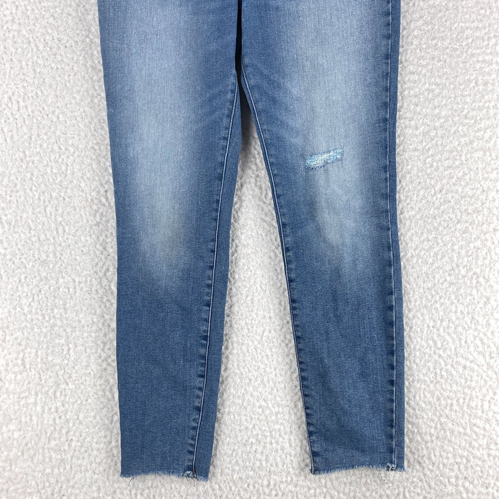 Everlane Everlane Jeans Womens Size 30 Blue denim High Rise Skinny Ankle Raw Hem Casual Size 30" / US 8 / IT 44 - 3 Thumbnail