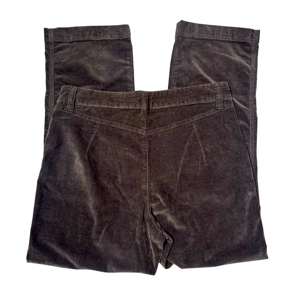 Free People New Free People High Time Velvet Kick Flare Crop Brown Pant Size 28" / US 6 / IT 42 - 4 Thumbnail