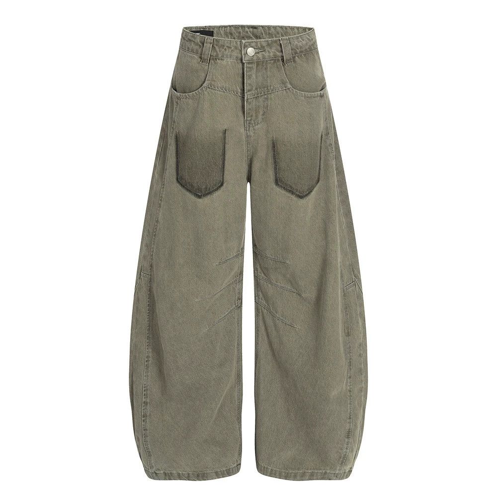 Vintage Street casual men's washed distressed scimitar pants Size US 32 / EU 48 - 1 Thumbnail