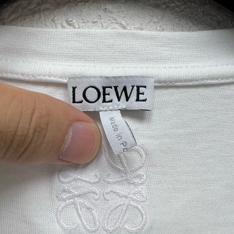 Loewe LOEWE White geometric patchwork short sleeves Size US S / EU 44-46 / 1 - 4 Thumbnail