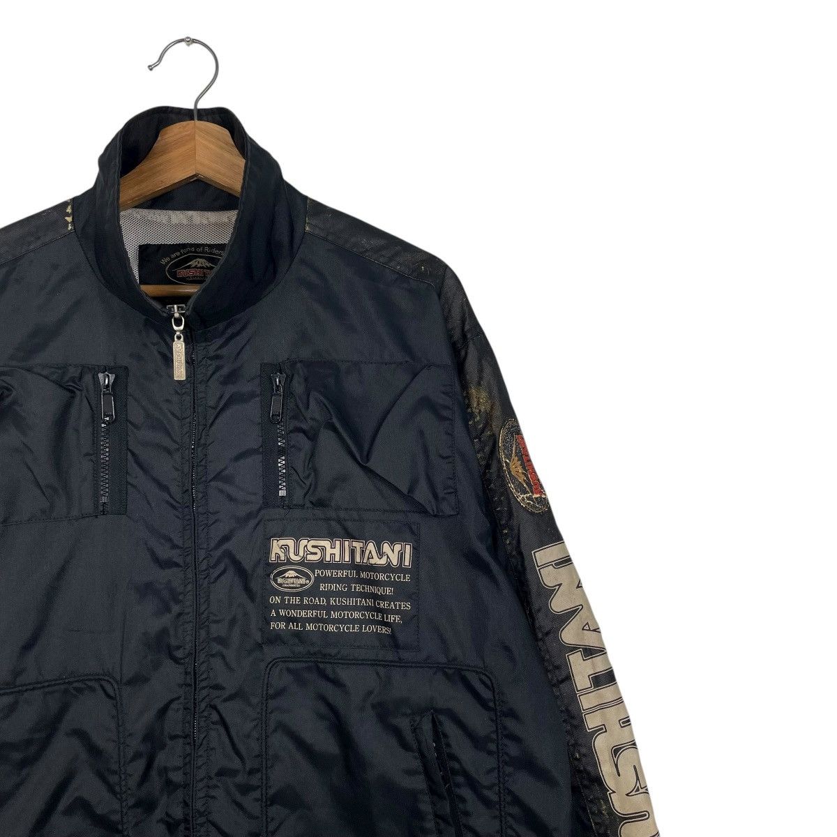 Japanese Brand Team Kushitani Motorcycle Riding Jacket Size US L / EU 52-54 / 3 - 5 Thumbnail