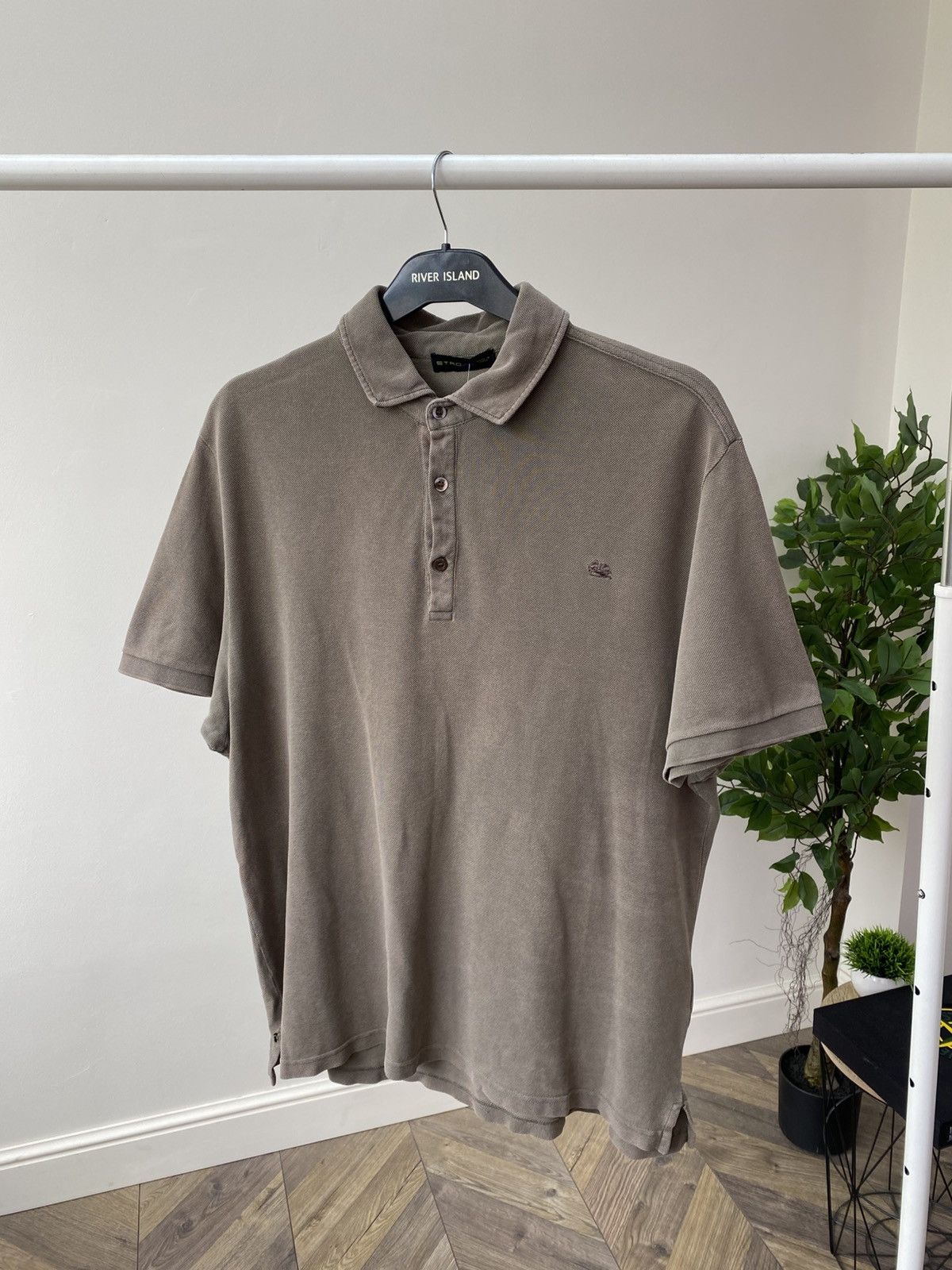 Designer × Etro × Vintage Vintage Etro Luxury Polo T-Shirt Size US M / EU 48-50 / 2 - 3 Thumbnail