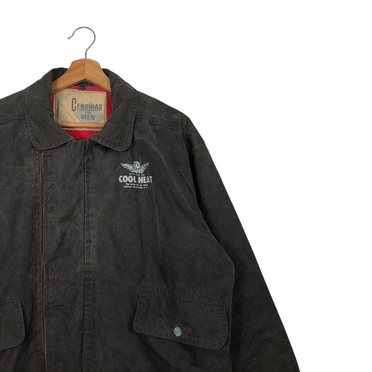 Japanese Brand 📌Vintage Bomber Jacket Ceronias For Men Issey Miyake Biker Size US L / EU 52-54 / 3 - 7 Thumbnail