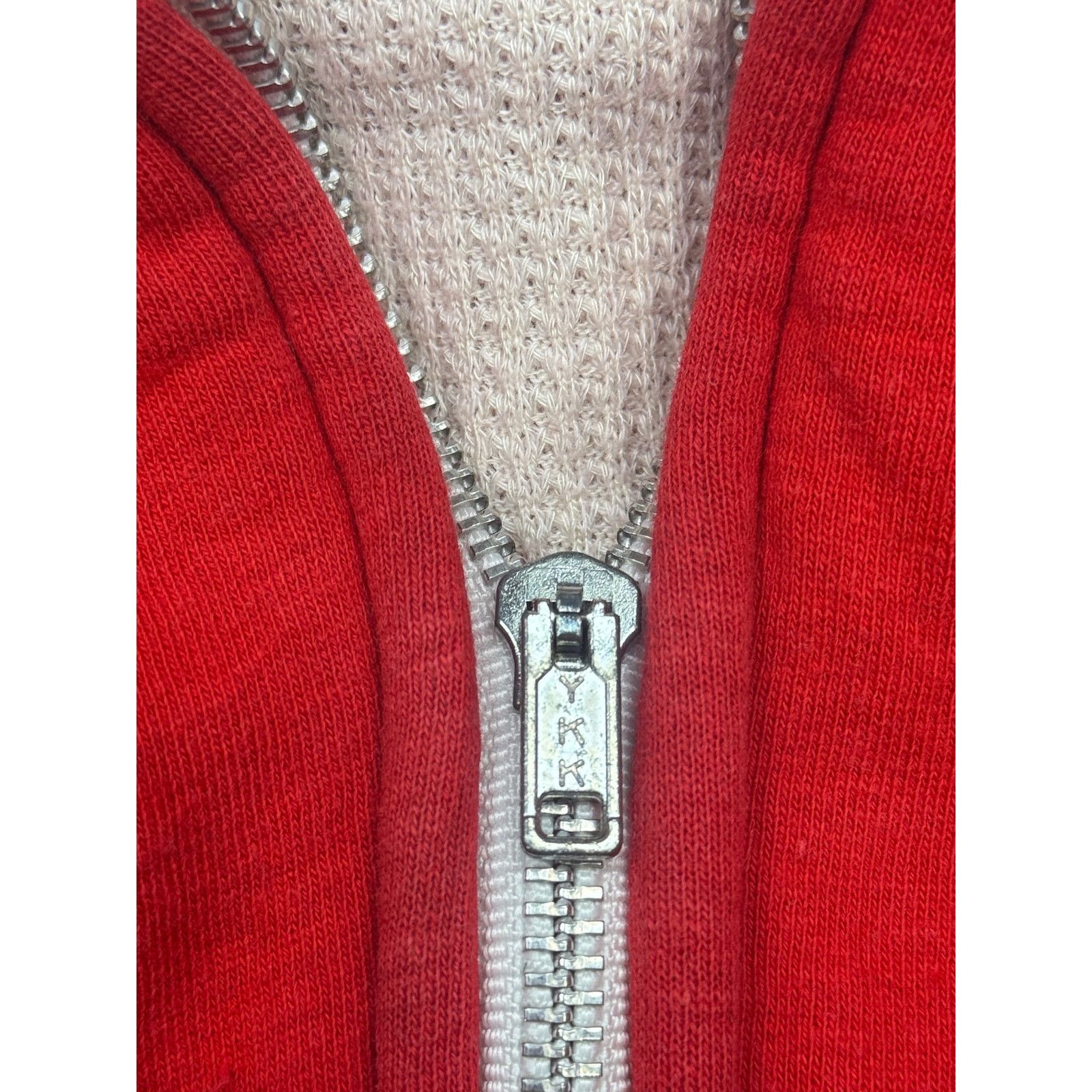 Vintage Vintage 80s Lifetrends Thermal Lined Blank Full Zip L Red Size US L / EU 52-54 / 3 - 6 Thumbnail