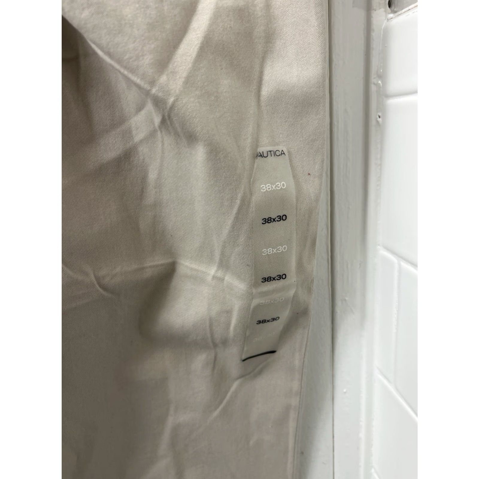Nautica Nautica Clipper Pants Mens 38x30 Khaki Classic Fit Stretch Trousers bequem? Size US 38 / EU 54 - 5 Thumbnail