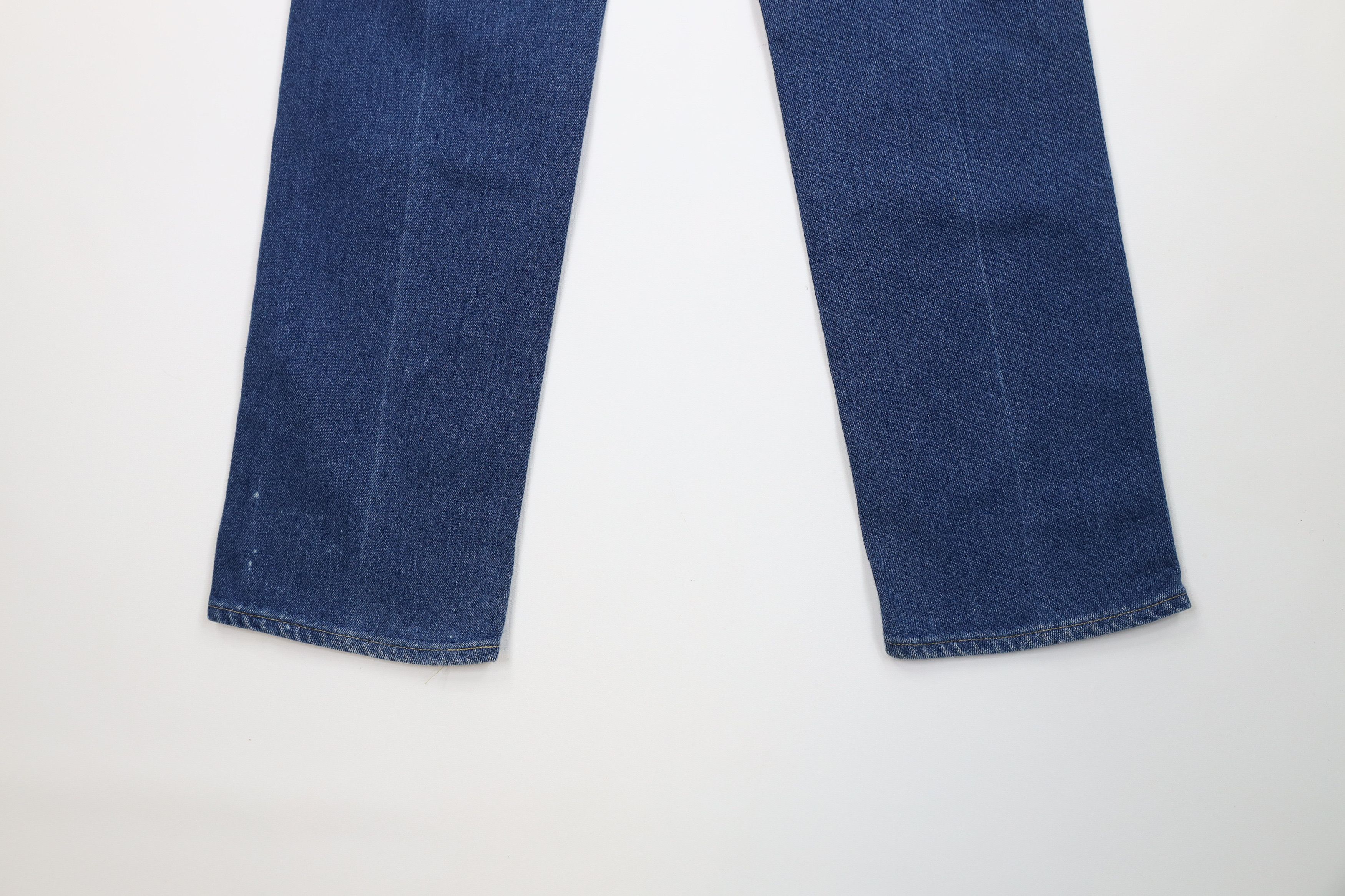 Lee Vintage 70s Lee Distressed Flared Denim Jeans Blue USA Size 27" / US 4 / IT 40 - 13 Thumbnail