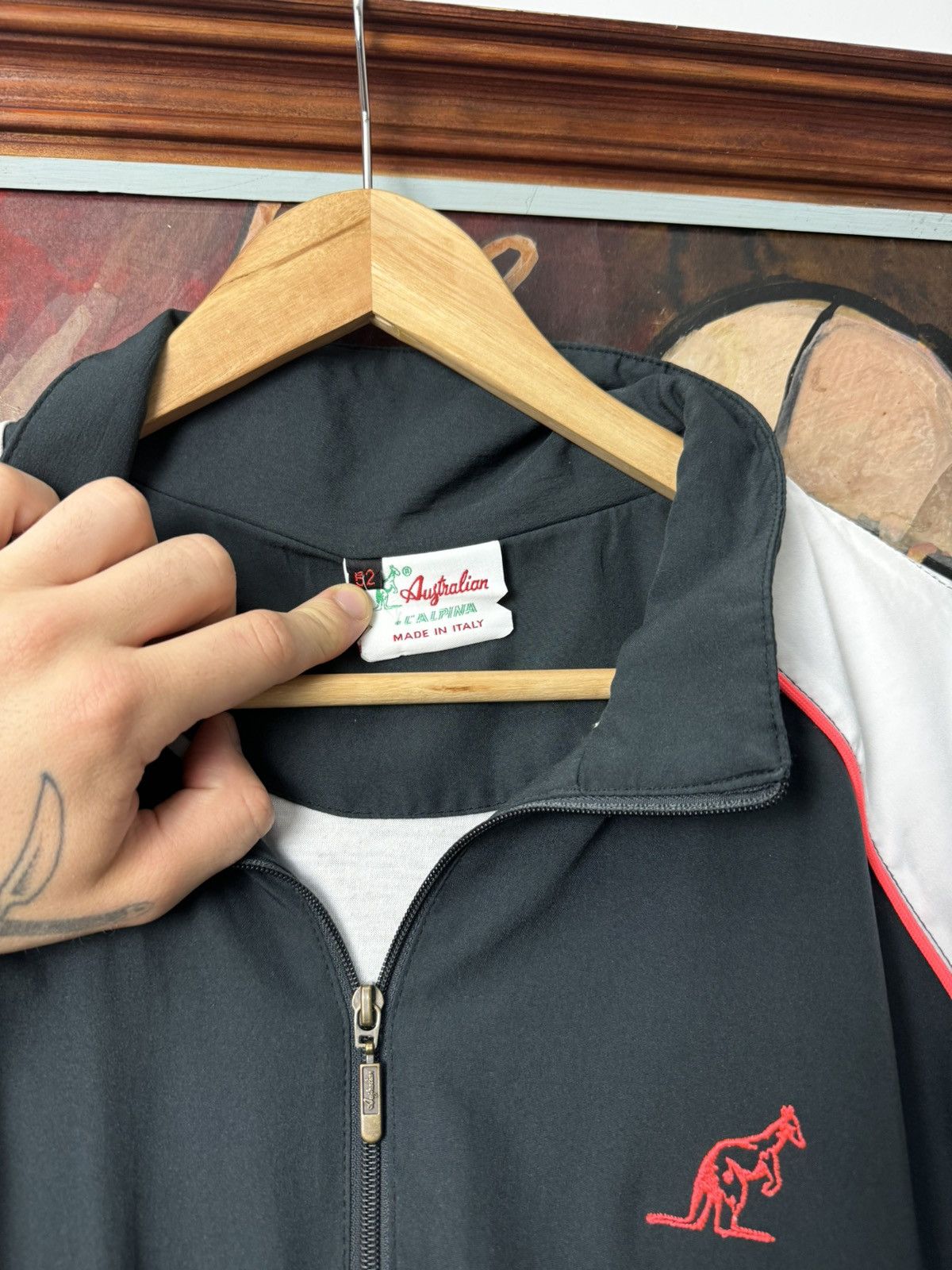 Vintage Australian 90s Tracksuit Jacket Grail Gabber Rave