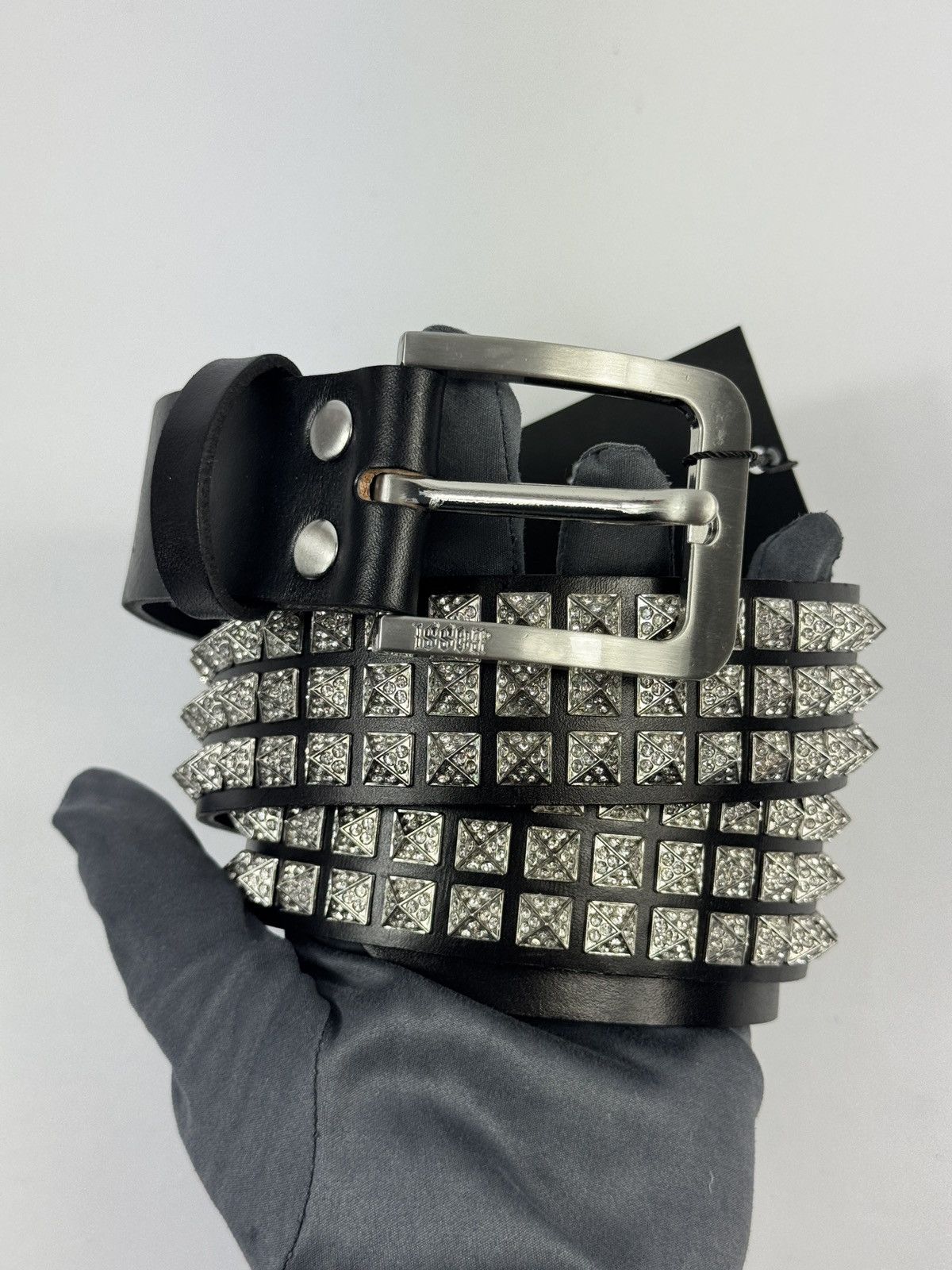 Bossi Sportswear REPLACEABLE BUCKLE STUDDED CRYSTAL 1/1 BELT SIZE 110 Size ONE SIZE - 1 Thumbnail