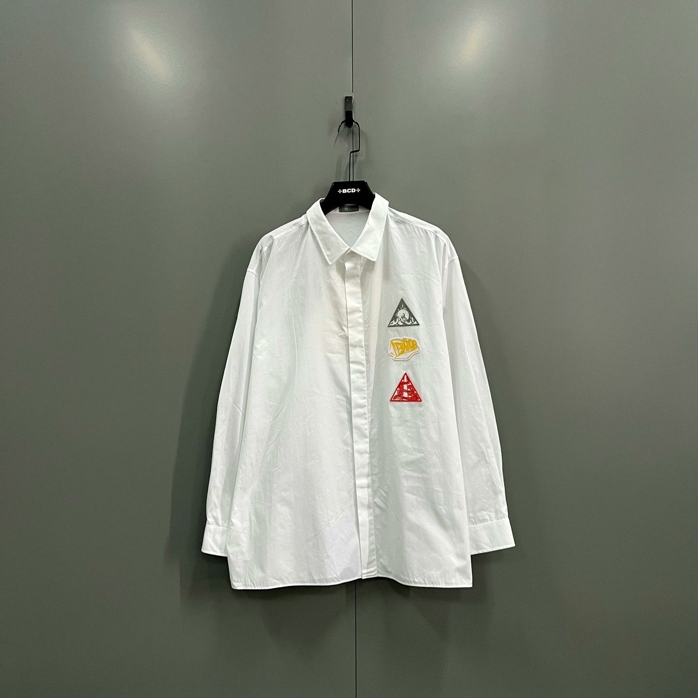 Dior Dior Logo Embroidered Long Sleeve Shirt Size US M / EU 48-50 / 2 - 4 Thumbnail